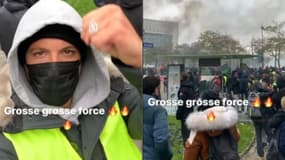 Nekfeu manifeste avec les gilets jaunes