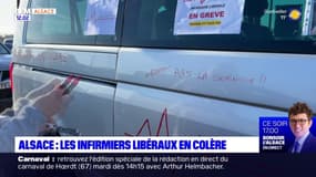 Alsace: les infirmiers libéraux organisent une opération escargot pour protester contre leur condition de travail