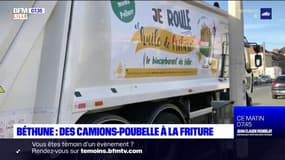Béthune: des camions-poubelles roulent à l'huile de friture