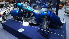 Estimée entre 50.000 et 250.000 euros, cette Softail Heritage 1340 a fait l'objet d'une bataille de dix minutes entre enchérisseurs avant d'être adjugée 470.840 euros