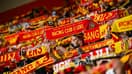 Des supporters lensois à Bollaert