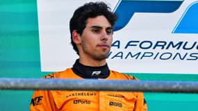 Le pilote brésilien Gabriel Bortoleto en Formule 2, à Spa-Francorchamps le 28 juillet 2024