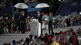 Tony Estanguet tient un discours pour ouvrir les JO de Paris, 26 juillet 2024