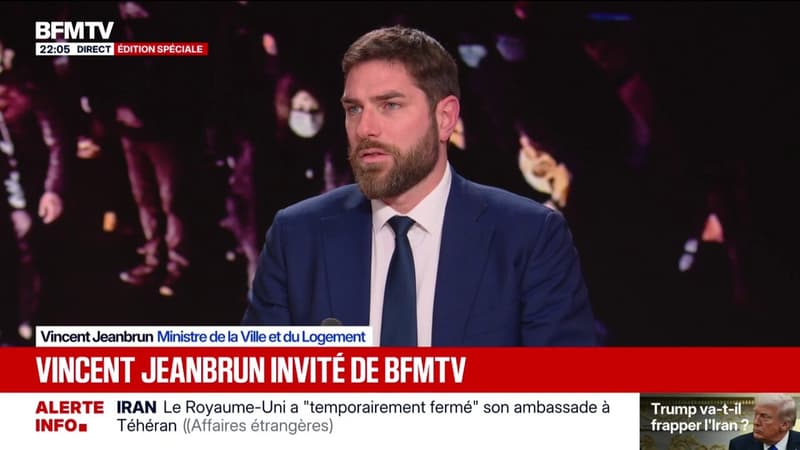 Vincent Jeanbrun juge "irresponsables" les députés qui ont voté les motions de censure