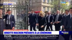 Obsèques de Jean-Claude Gaudin: Brigitte Macron présente à la cérémonie