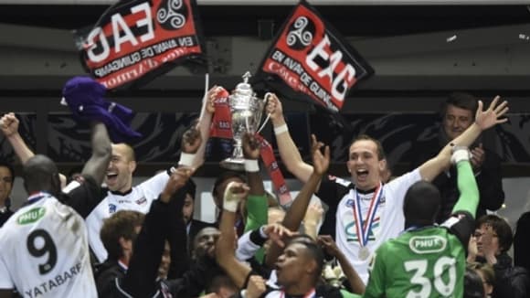 Guingamp a décroché la Coupe de France samedi.