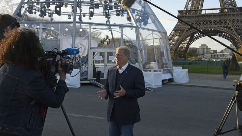 Al Gore est à l'origine d'une émission sur le climat de 24 heures diffusées depuis Paris ce vendredi.