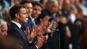 Emmanuel Macron lors de la cérémonie d'ouverture des JO de Paris 2024?