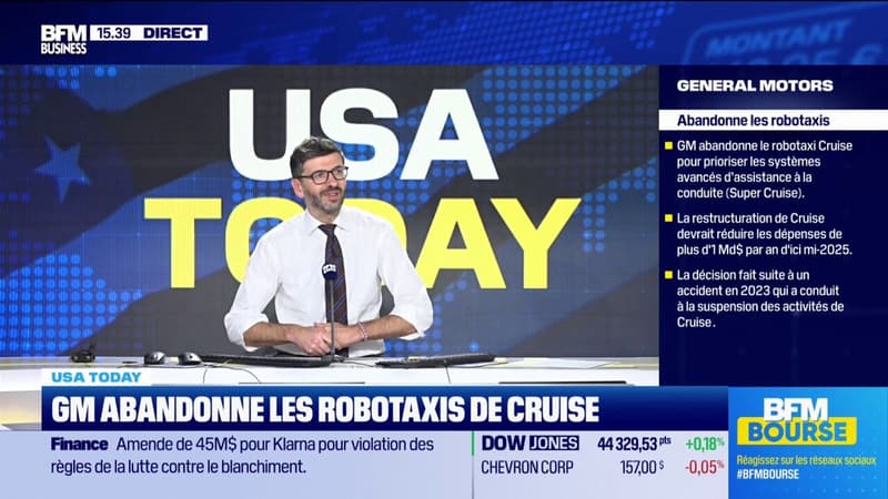 GM abandonne les robotaxis de cruise