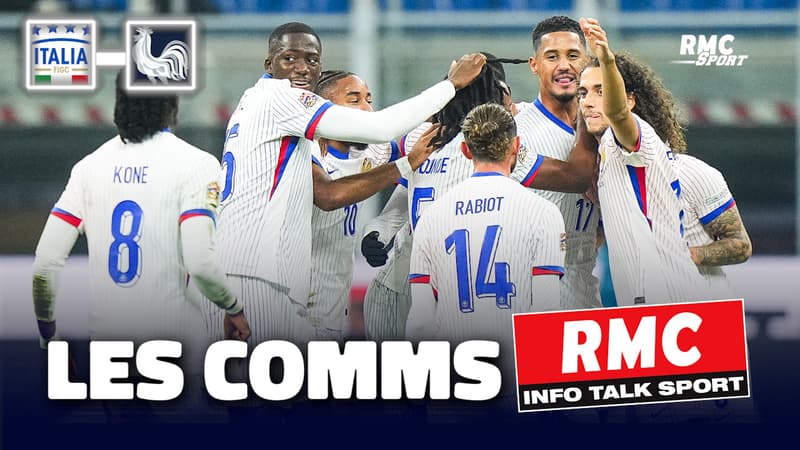 Italie 1-3 France : Les comms RMC du beau succès des Bleus à Milan