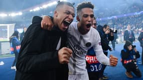 Kylian Mbappé et Thilo Kehrer (PSG)