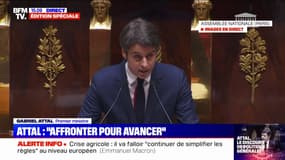 Gabriel Attal promet "des actes rapides et concrets" face aux différentes crises 