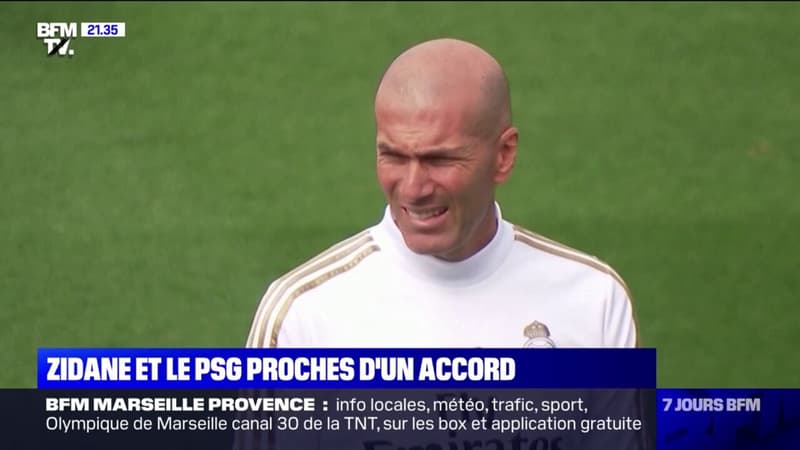 Zinédine Zidane et le PSG proches d'un accord