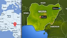 Dikwa, localité nigériane où l'armée camerounaise indiquait jeudi matin avoir retrouvé la famille enlevée d'otages français.
