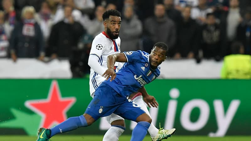 Alexandre Lacazette et Patrice Évra