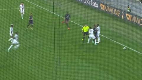 Grosse tension entre Diomandé et Mavididi lors de Montpellier-OL, le 22 octobre 2022 Grosse tension entre Diomandé et Mavididi lors de Montpellier-OL, le 22 octobre 2022