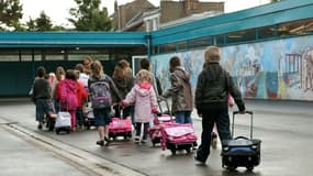 Rentrée scolaire le 5 septembre 2011 dans une école primaire à Lille. (Photo d'illustration)