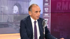 Eric Zemmour sur BFMTV-RMC le 15 septembre. 