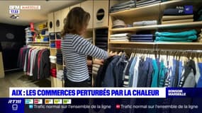 Aix-en-Provence: les commerces perturbés par la chaleur