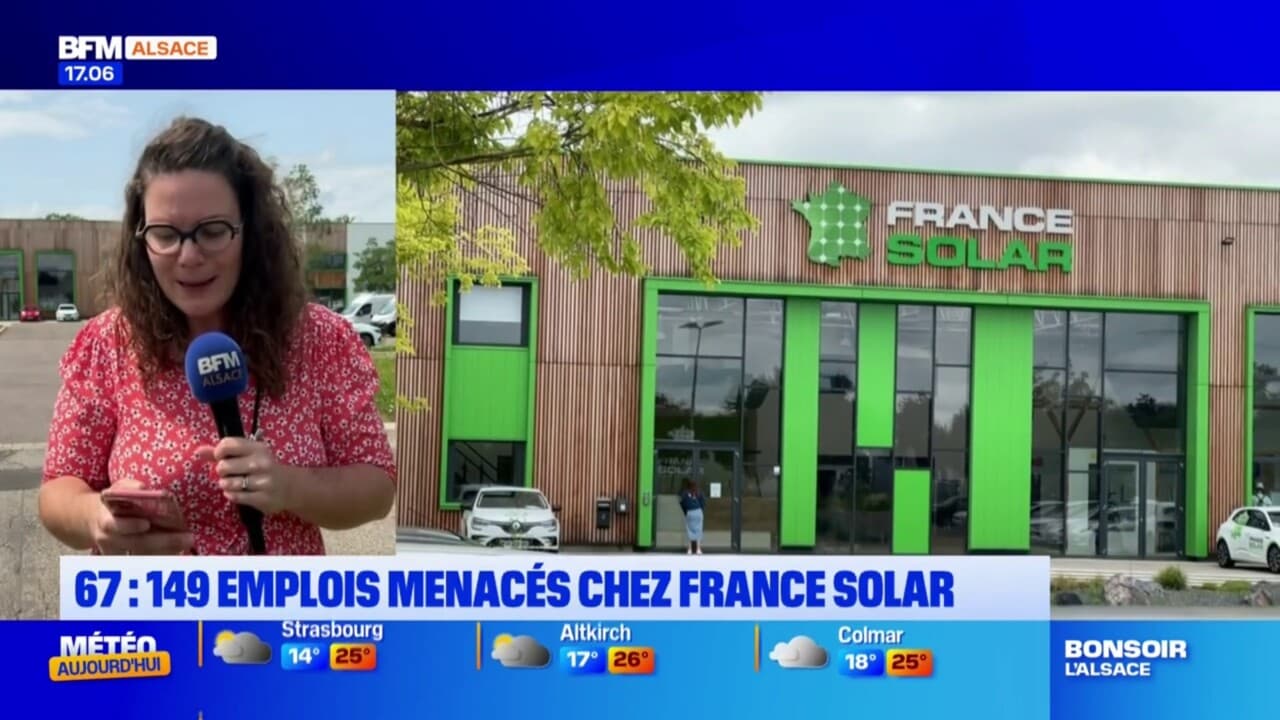 Bas-Rhin: 149 emplois menacés chez France Solar