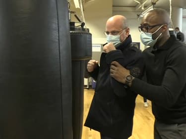 Jean-Michel Blanquer à l'INSEP le 5 mars 2021