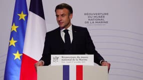 "Nous sommes la 2e puissance maritime au monde": Emmanuel Macron s'exprime lors de l'inauguration du musée national de la Marine à Paris