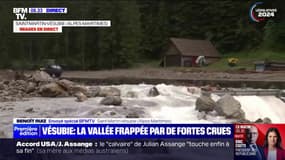 Crues dans la vallée de la Vésubie: près d'une soixantaine d'habitants évacués