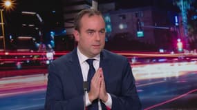 Le ministre des Armées Sébastien Lecornu sur BFMTV ce jeudi 13 février.