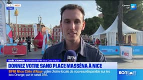 Nice: une récolte de sang organisée place Masséna