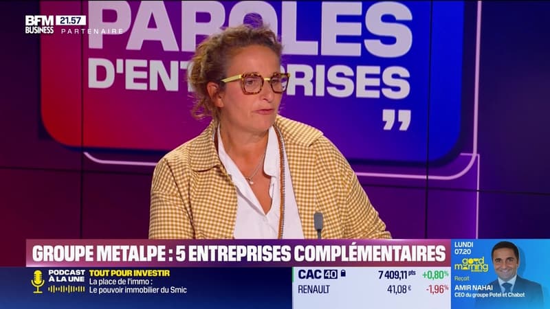 Sylvie Pellegrini (Metalpe) : Groupe Metalpe, 5 entreprises complémentaires - 02/11