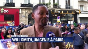 Will Smith était avec ses fans ce mercredi à Paris pour la sortie d'Aladdin