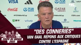 Coupe du monde 2022 : "Des conneries", Van Gaal répond aux accusations contre l'Espagne