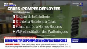 Inondations: le dispositif de pompage à nouveau renforcé