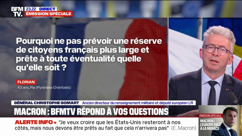 Pourquoi ne pas prévoir une réserve de citoyens français plus large et prête à toute éventualité quelle qu'elle soit ? BFMTV répond à vos questions