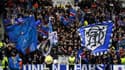 Les supporters des Rangers lors du match aller entre l'OL et le club de Glasgow, le 16 septembre