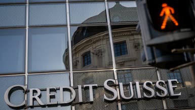Une photo de Credit Suisse à Bâle (Suisse)