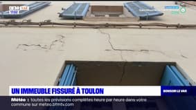 Toulon: un nouvel immeuble fissuré dans le quartier du Pont du Las