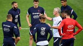 Les consignes de Deschamps aux Bleus à l'entraînement