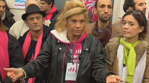 Frigide Barjot, humoriste devenue porte-parole du collectif Manif pour tous.