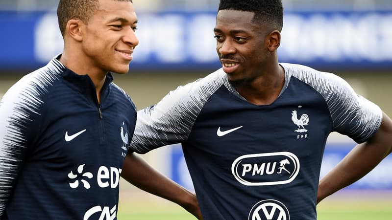 Kylian Mbappé et Ousmane Dembélé