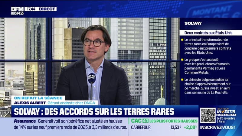 Solvay : des accords sur les terres rares