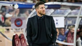 L'entraîneur Sébastien Pocognoli pendant Monaco-Tottenham en Ligue des champions, le 23 octobre 2025