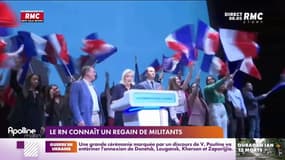 le RN connaît un regain de militants 