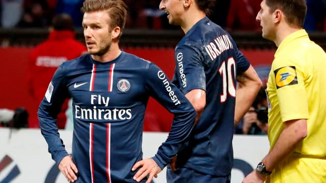 David Beckham et Zlatan Ibrahimovic