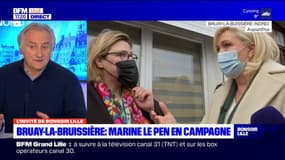 Marine Le Pen, Emmanuel Macron: "un jeu de marquage à la culotte" dans le bassin minier