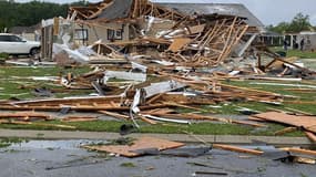 La ville de Monroe en Louisiane, également frappée par les tornades.