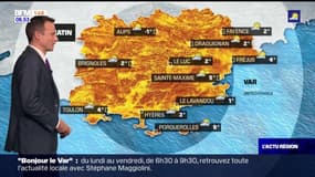 Météo Var: un jeudi avec quelques nuages, jusqu'à 14°C à Toulon