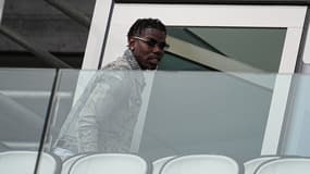 Paul Pogba dans les tribunes de l'Allianz Stadium, le 6 octobre 2024.