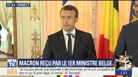 Emmanuel Macron: "Si on ne continue qu’à gérer l’Europe, elle se détricotera"