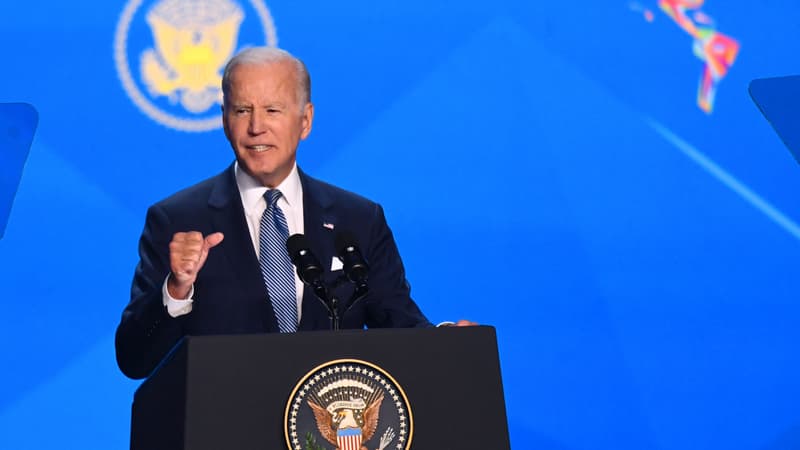 Joe Biden, le 8 juin 2022 à Los Angeles